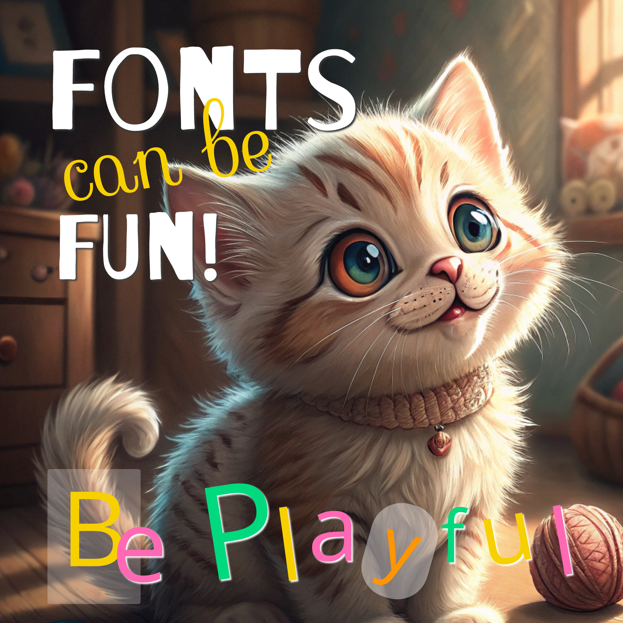 Content Marketing - Make visuals POP with type stingers and AI artwork